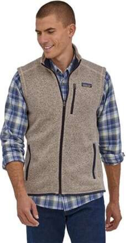 Better Sweater Vest M's Oar Tan S