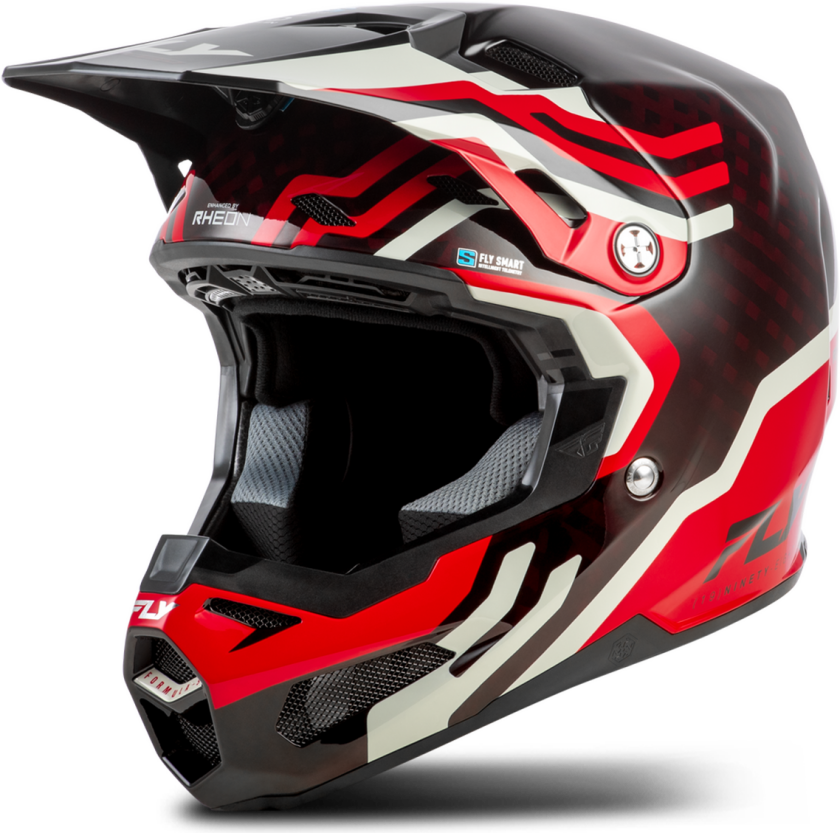 Crosshjelm FLY Racing Formula S Carbon Byte V26 Rød karbon/rød/gråL