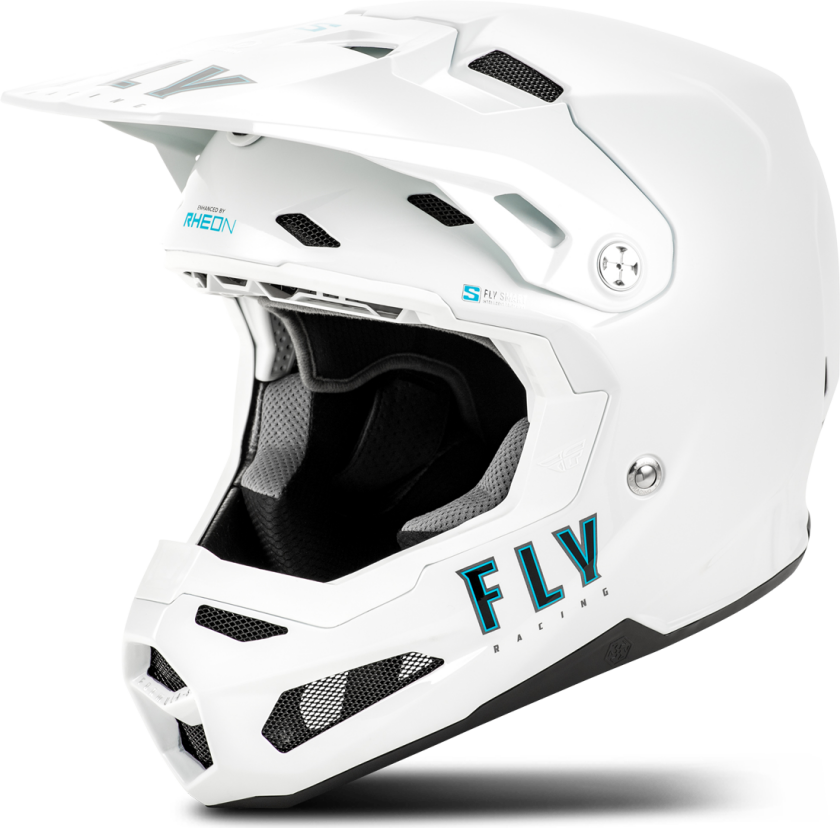 Crosshjelm FLY Racing Formula S Solid HvitXS