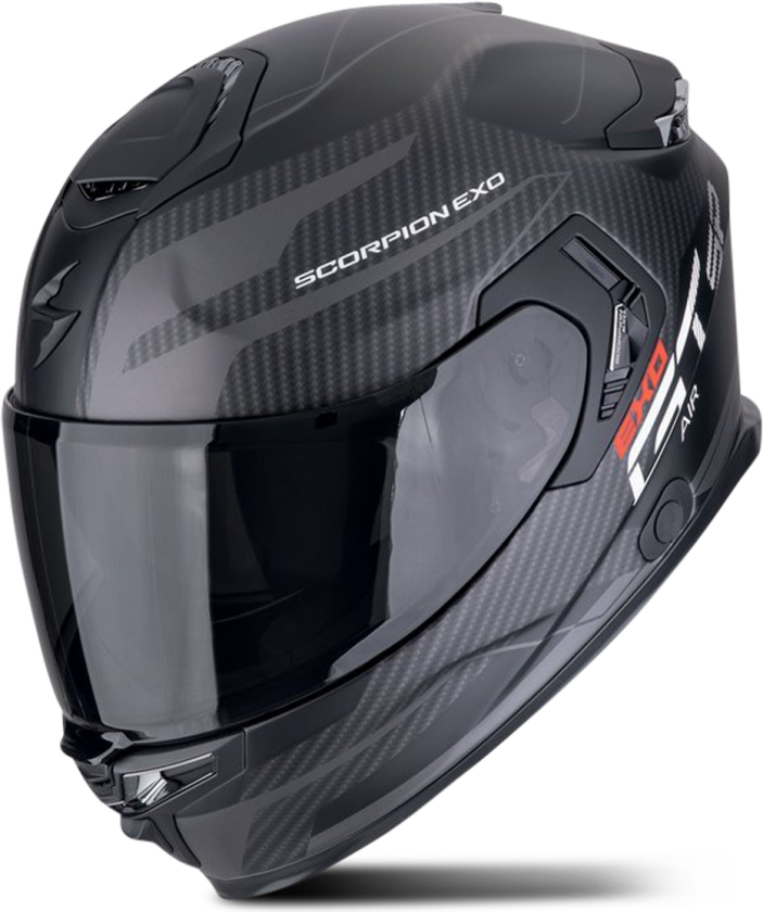 Helhjelm Scorpion EXO-GT SP Air Matt Pearl Blade matt svart/sølvL