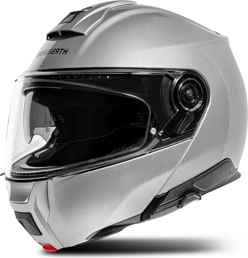 Åpningshjelm Schuberth C5 Glanset SilverXXL