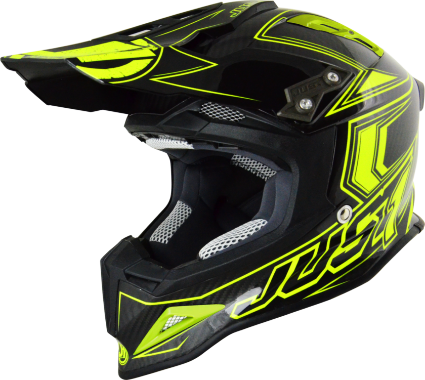 Crosshjelm Just1 J12 Karbon Fluo gulXS