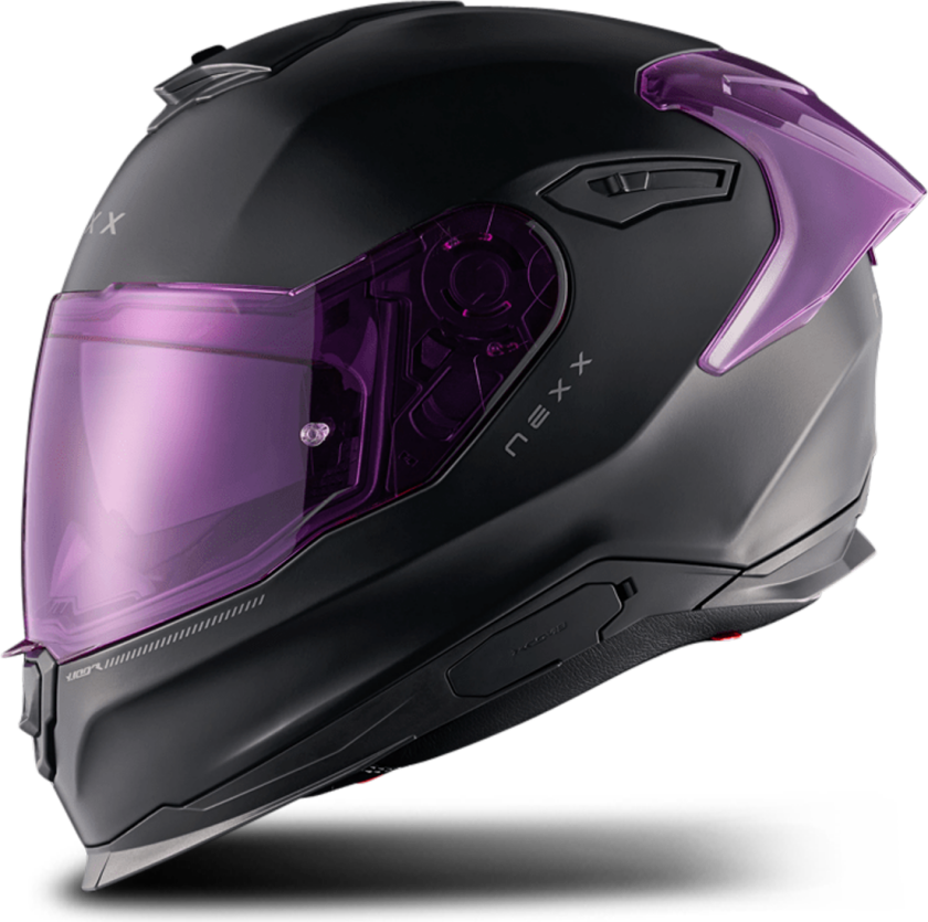 Helhjelm Nexx Y.100R Subsonic Svart/RosaXXL