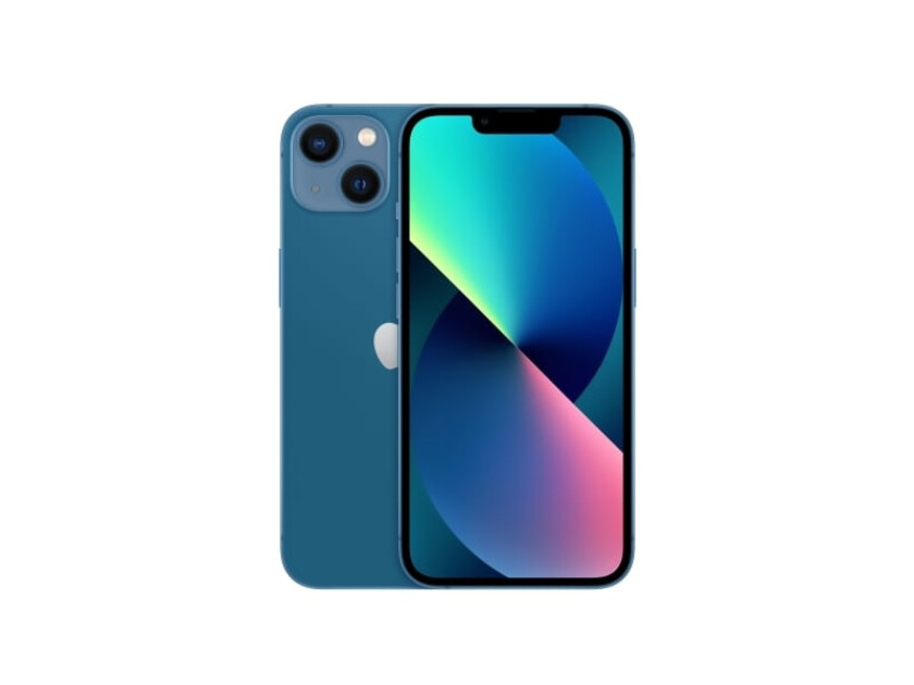 iPhone 13, 15,5 cm (6.1"), 2532 x 1170 piksler, 256 GB, 12 MP, iOS 15, Blå