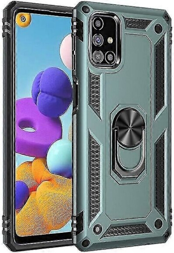 Etui Kompatibelt Med Samsung Galaxy A53/a73 Med Magnetisk Ringholder Støtte, Militær Anti-fall Deksel