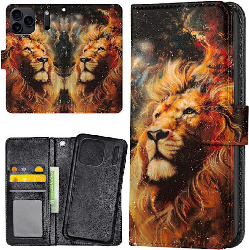 iPhone 17 Pro Max - Lommebok Deksel Lion
