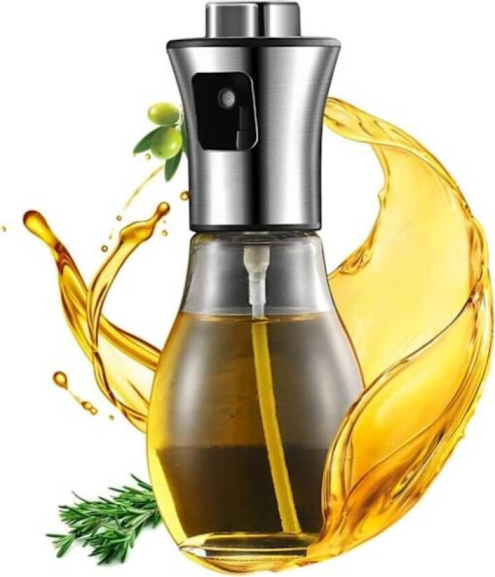 Bilde av Oljesprayflaske, glass og rustfritt stål oljespray 200ml