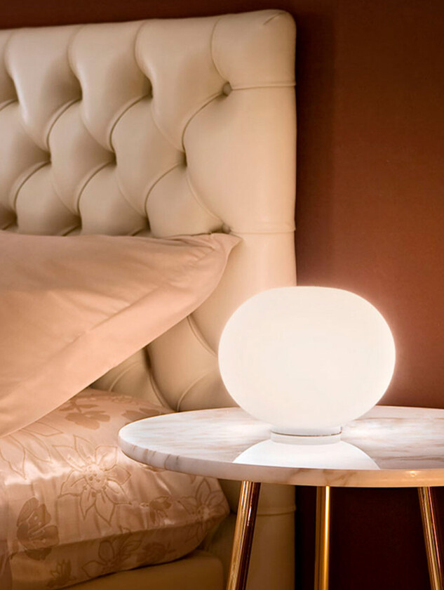 Glo-Ball Basic Zero bordlampe - hvit