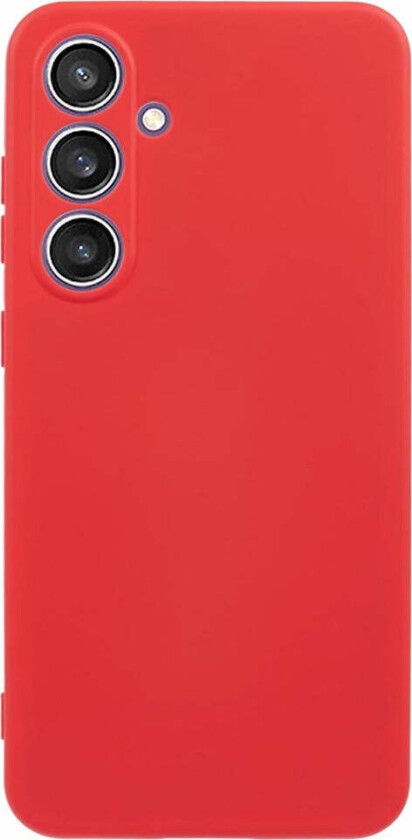Samsung Galaxy A57 Fôret Fleksibelt Plast Deksel - Rød