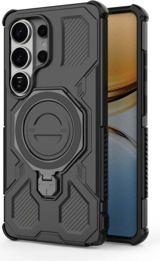 Samsung Galaxy S26 Ultra Håndverker Deksel med Kickstand - inkl. 2 x Skjermbeskyttere - Svart