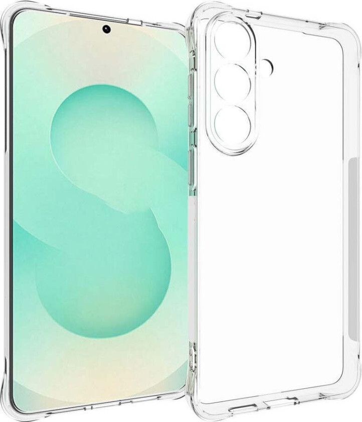 Samsung Galaxy S26+ (Plus) EIDERWOOD Fleksibelt Plast Deksel med Støtabsorberende Hjørner - Gjennomsiktig