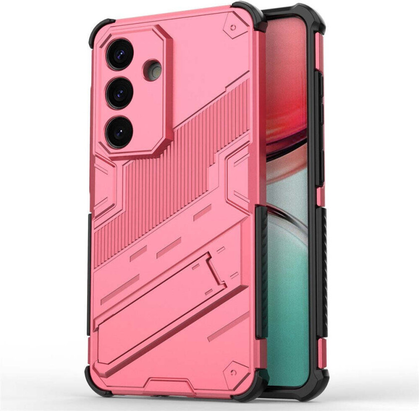 Samsung Galaxy S26 / S26 Pro EIDERWOOD Hybrid Håndverker Deksel m. Kickstand - Rosa