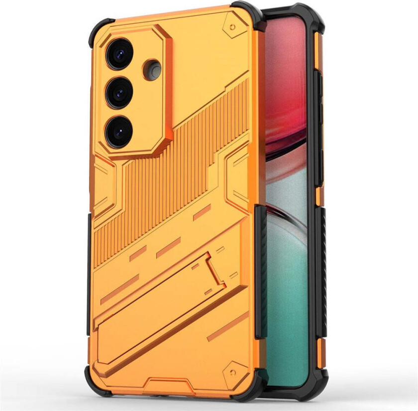 Samsung Galaxy S26 / S26 Pro EIDERWOOD Hybrid Håndverker Deksel m. Kickstand - Oransje