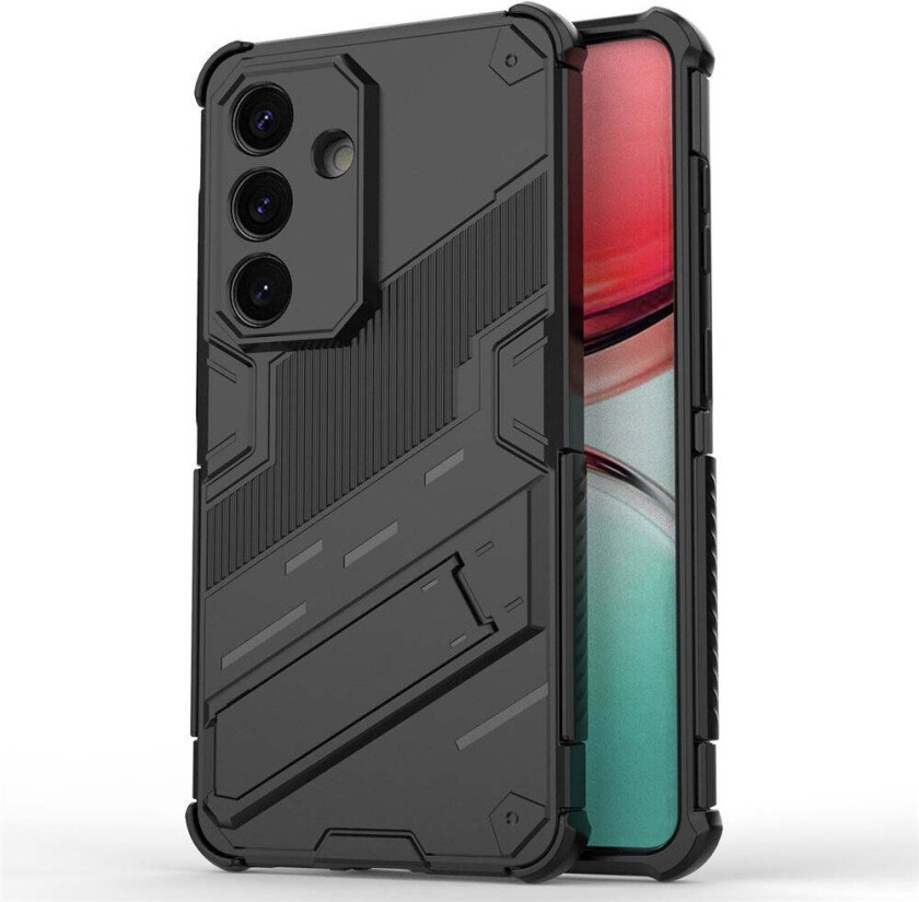 Samsung Galaxy S26 / S26 Pro EIDERWOOD Hybrid Håndverker Deksel m. Kickstand - Svart