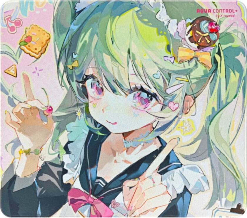 X-Raypad Aqua Control Plus Gaming Musematte - Mint Rosa - Xl