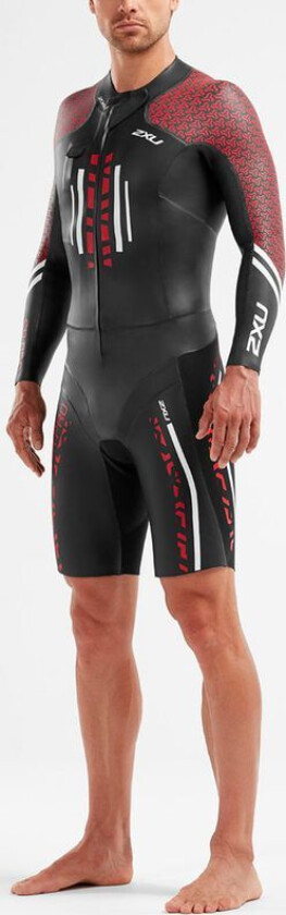 Swim Run Pro Wetsuit M Våtdrakt Black/Flame Scarlet, L