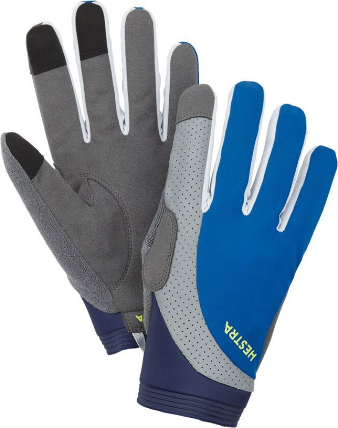 Hestra Apex Reflective Long 5-finger Rulleskihansker Royalblå, 7