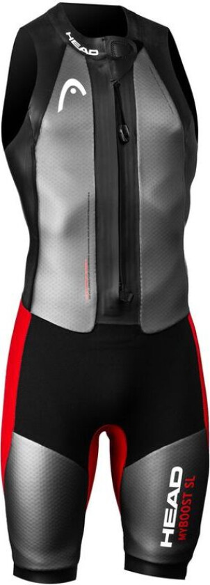Head Swimrun myBOOST SL M Våtdrakt Black/Silver/Red, L