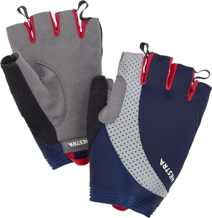 Hestra Apex Reflective Short 5-finger Rulleskihansker Marin, 10