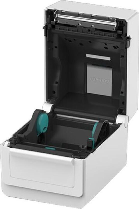 TEC BV410D - Etikettskriver - direktetermisk - Rull (11,8 cm) - 203 dpi - inntil 177.8 mm/sek - USB 2.0, LAN - hvit