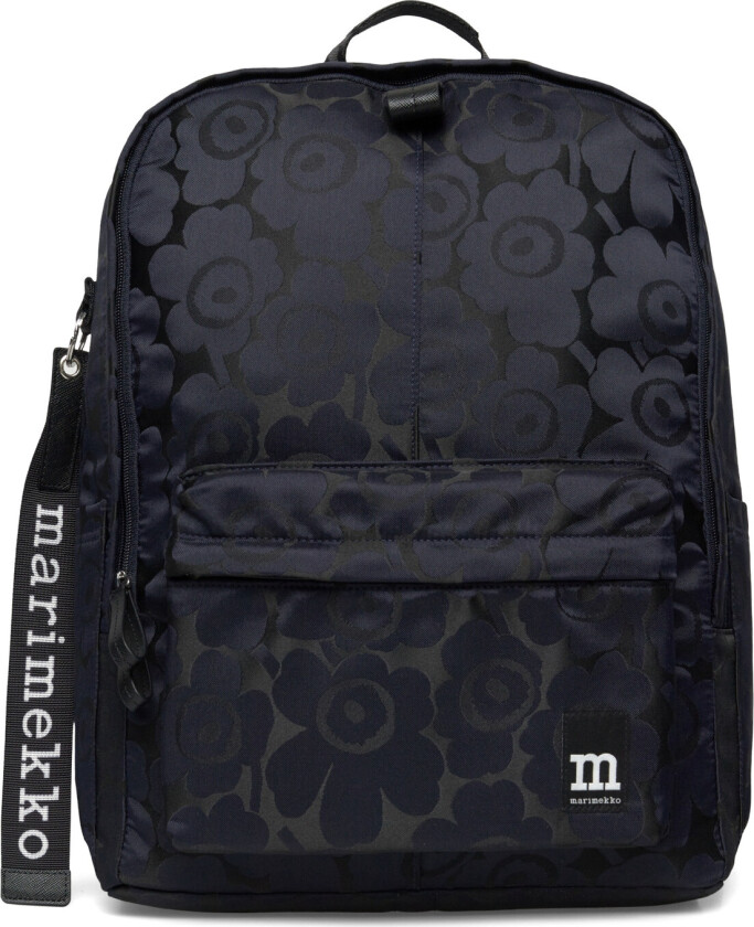 Zip Top Backpack Unikko - Navy - ONE SIZE