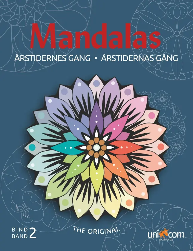 Malebog Årstidernes Gang med Mandalas Bind 2