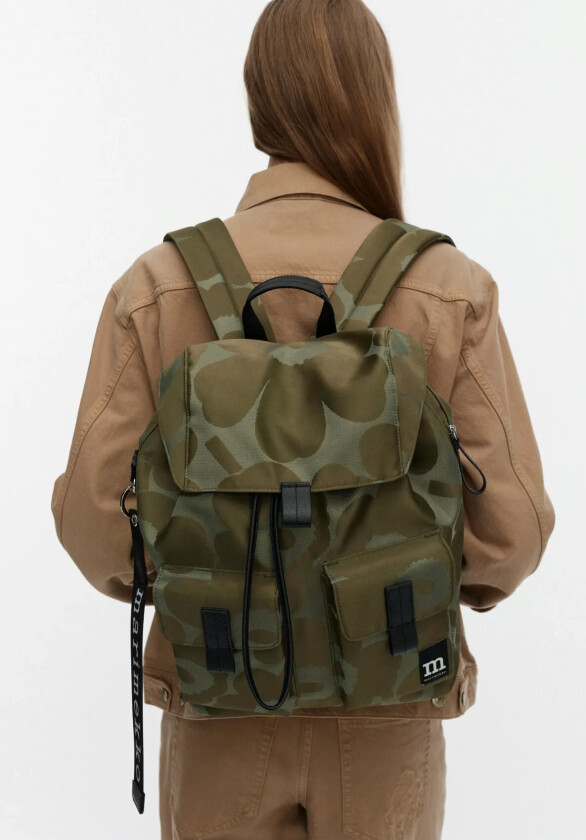 Everything Backpack L Unikko - Khaki green - ONE SIZE