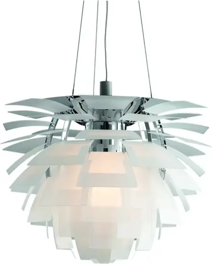 PH Artichoke Pendel Ø600 LED-Dali 2700K (w/External Driver) Glass Louis Poulse