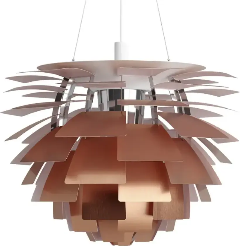 PH Artichoke Pendel Ø840 LED-Dali 2700K (w/Internal Driver) Copper Louis Pouls