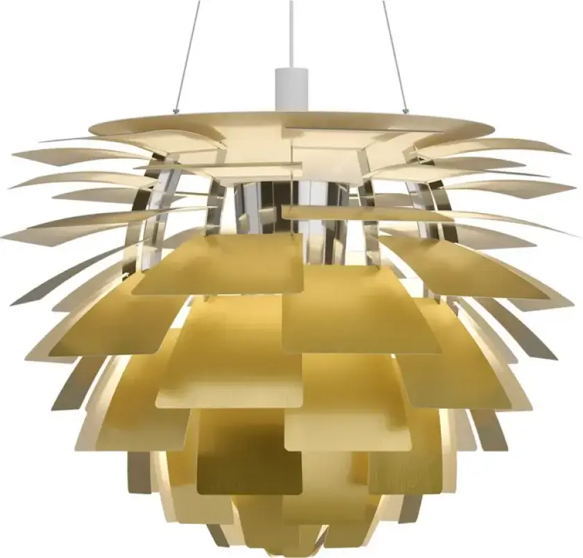 PH Artichoke Pendel Ø840 LED-Dali 3000K (w/External Driver) Brass Louis Poulse