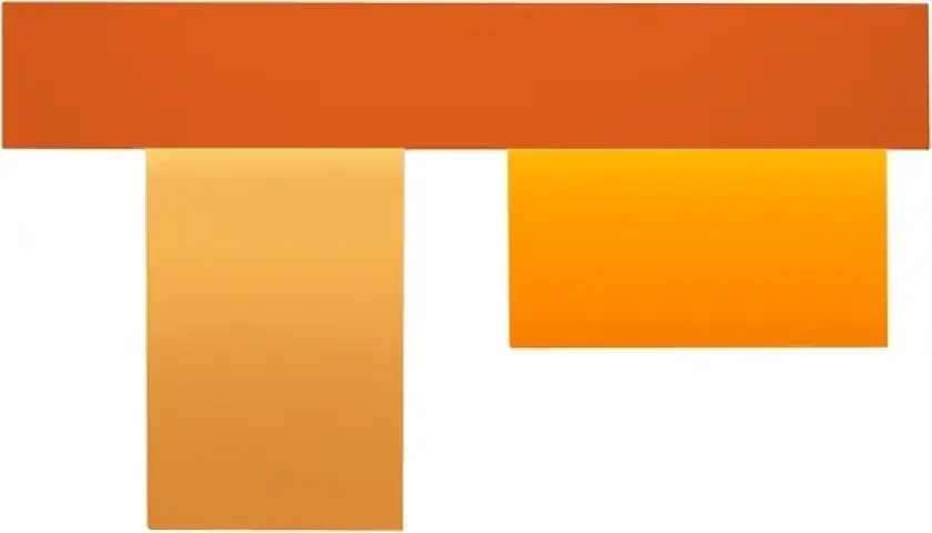 Fields 3 vegglampe (39 W) oransje –