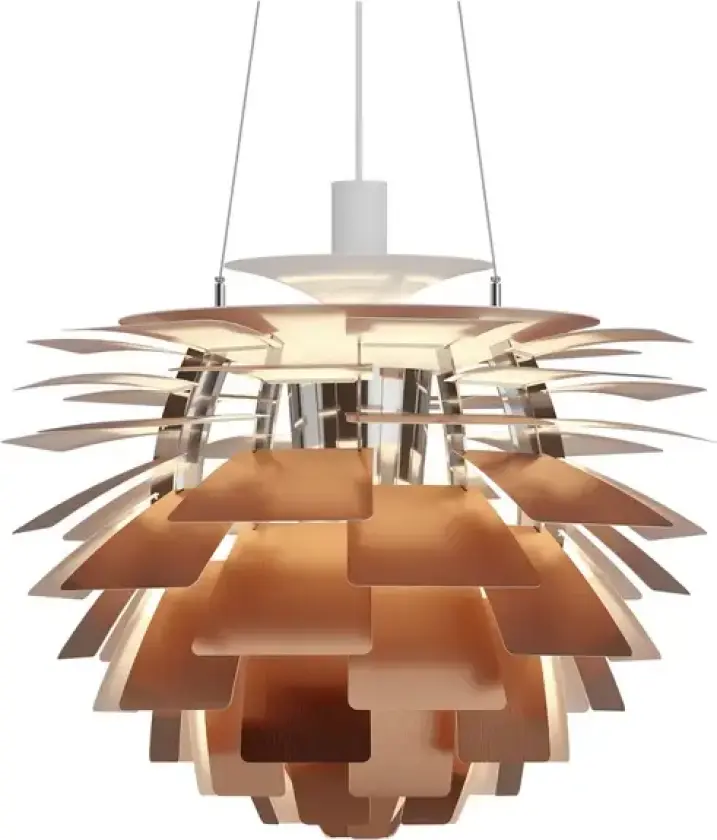 PH Artichoke Pendel Ø600 LED-Dali 3000K (w/External Driver) Copper Louis Pouls