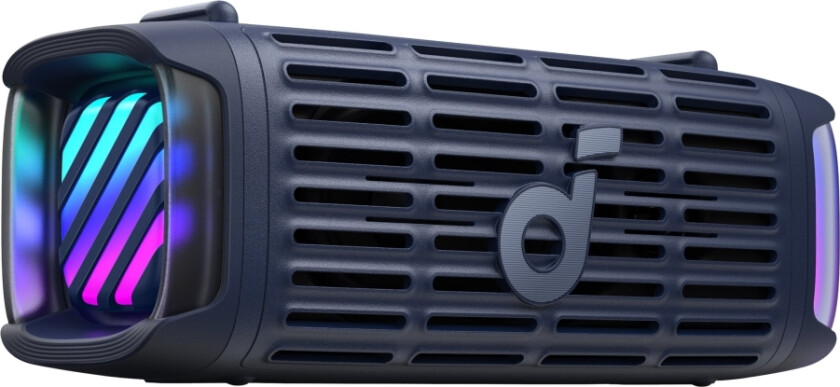 Soundcore Boom 3i - Høyttaler - for bærbar bruk - trådløs - Bluetooth - Appstyrt - 50 watt - mørkeblått hav