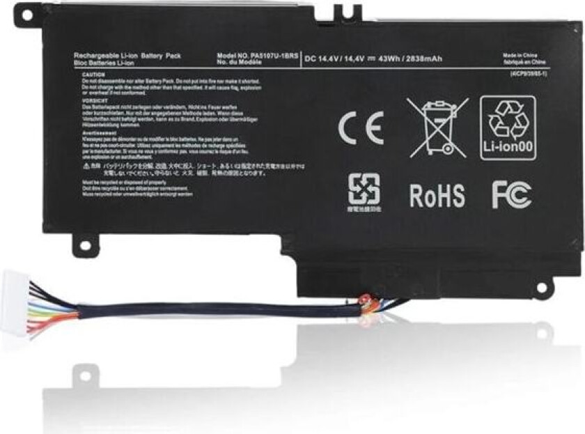 Batteri til bærbar PC for Toshiba Satellite L55-A5284 P55t-A5116 P55t-a P50-b P50