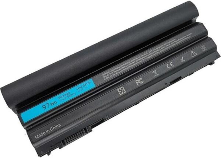 Batteri til bærbar PC for Dell E5420 E5520 E6420 M5Y0X T54FJ - M5Y0X 11,1V 9-cellers