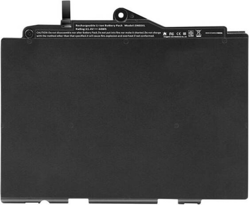 Batteri til bærbar PC for HP EliteBook 820 G3 G4 725 G3 G4 HSTNN-DB6V - SN03XL 11.4V 44Wh