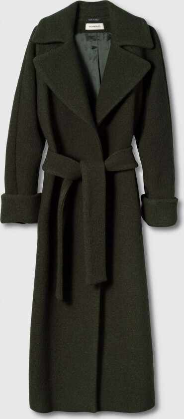 WMN WOOL COAT LONG - L / 32 Dark Green
