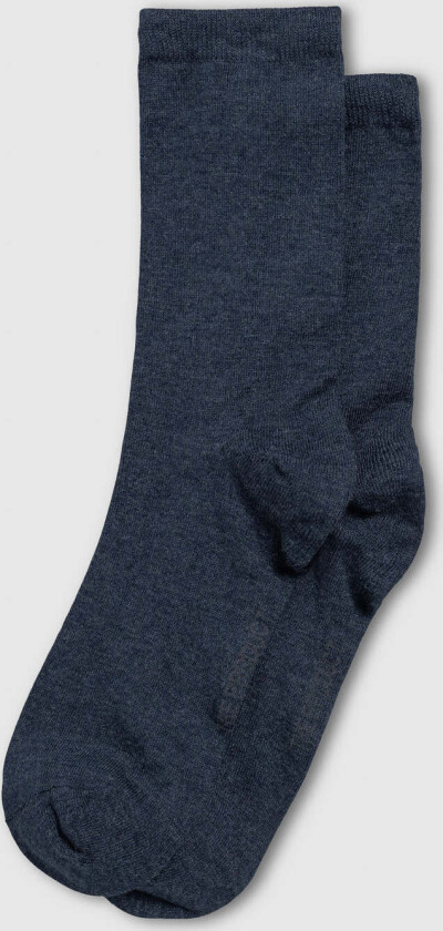 SOCKS 2-PACK REGULAR - 41-46 / 80 Blue Melange