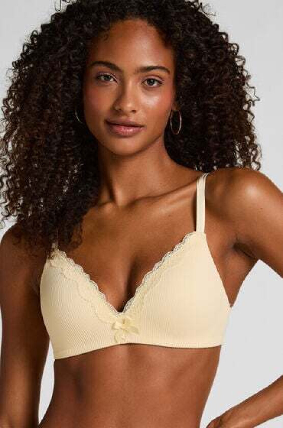 Vattert bh uten bøyle Lola Gul