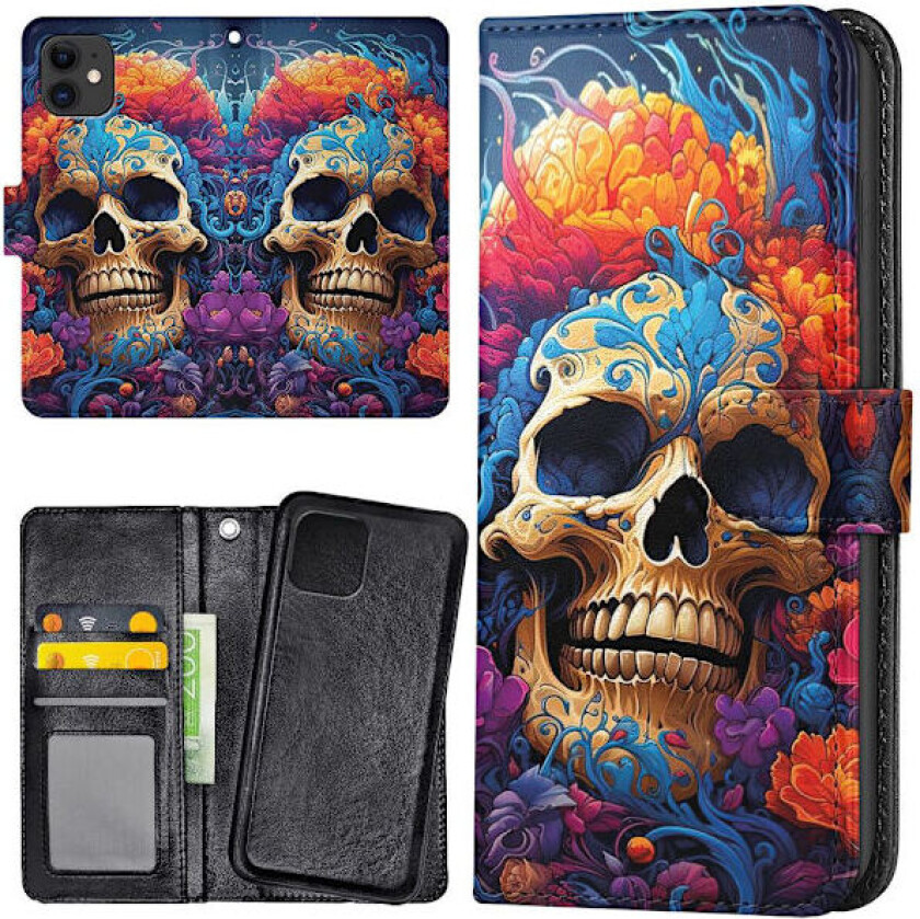 iPhone 11 - Lommebok Deksel Skull