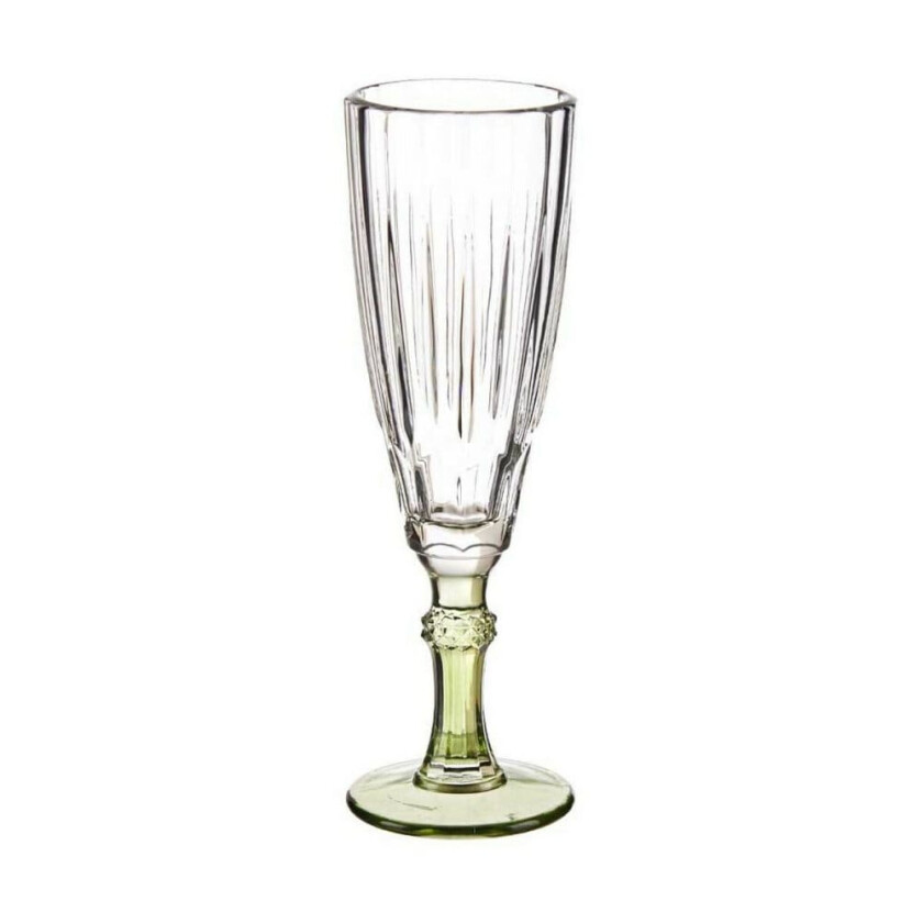 Champagneglass Exotic Glass Green 6 kvantitet (170 ml)