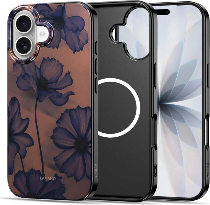 iPhone 17 Tech-Protect Lamano Deksel - MagSafe Kompatibel - Velvet Night