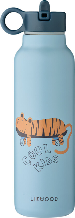 Drikkeflaske - Falk - 500 ml - Tiger/Strand Blue - - OneSize - Drikkeflaske