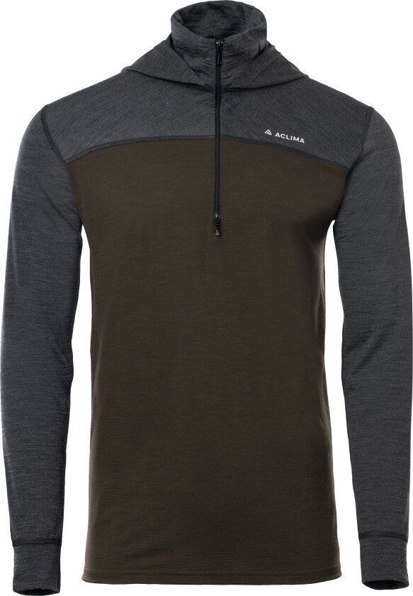 Men's LightWool 180 Hoodie Tarmac/Marengo XL, Tarmac / Marengo