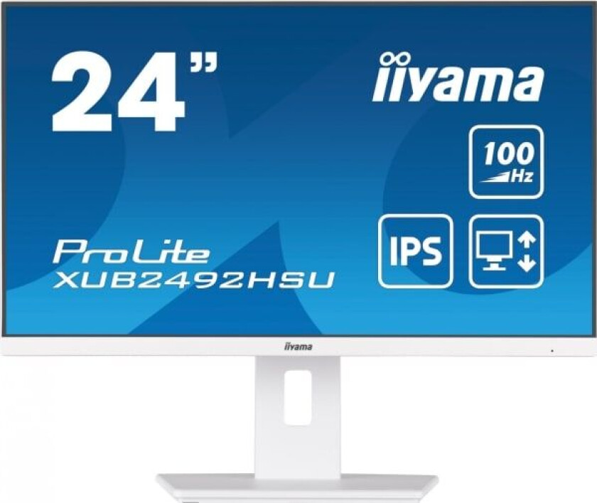 24" iiyama ProLite XUB2492HSU-W6 - LED monitor - Full HD (1080p) - 24" - 1 ms - Skjerm