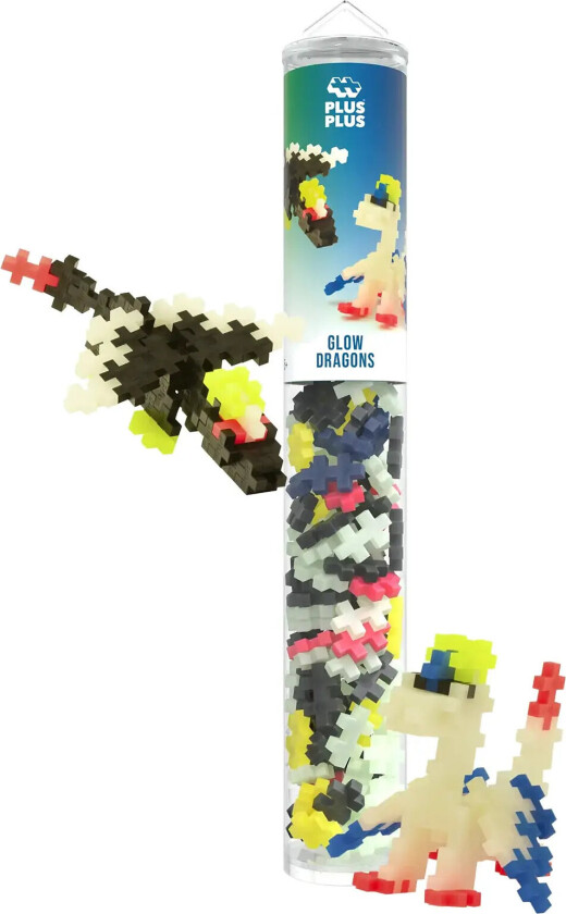 Glow Dragons / 100 Pcs Tube - Black - ONE SIZE