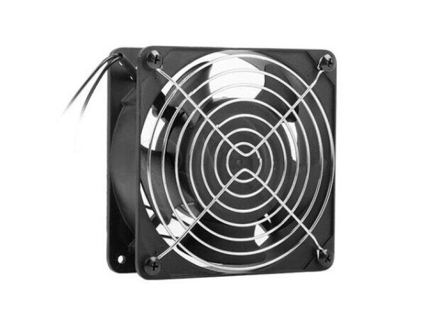 Lanberg - Rackvifte - 230 V - 120 mm - svart, RAL 9004