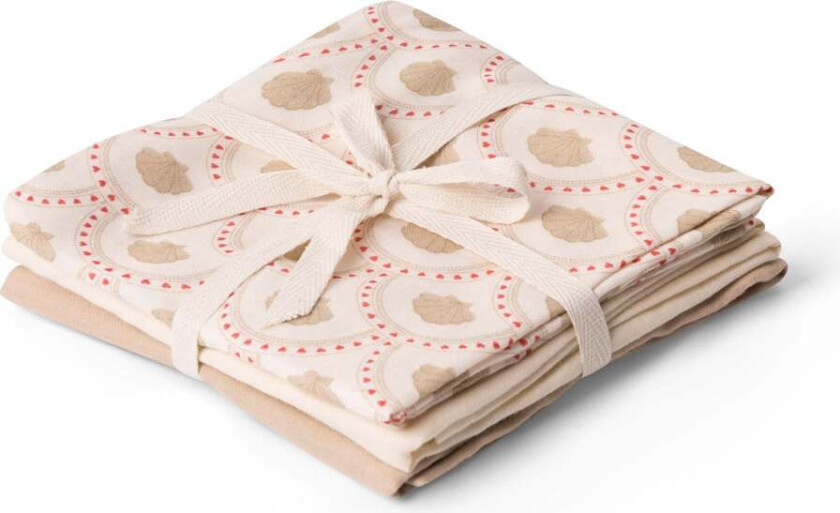 Bora muslin cloth 3-pack - Block shell - Onesize