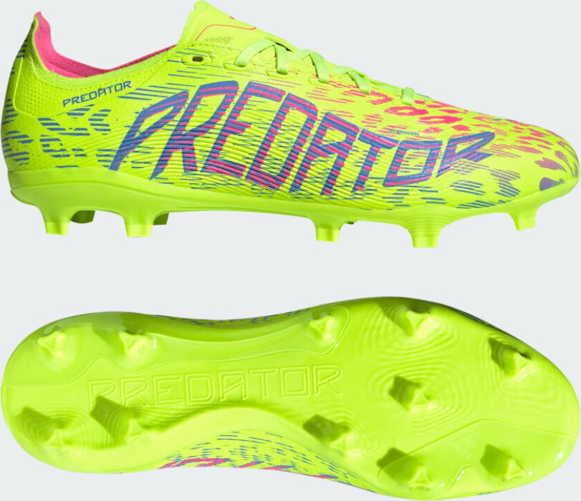 Predator League FG/AG Mystic Victory - Sitron/Lucid Pink/Blå fusjon, størrelse 42⅔