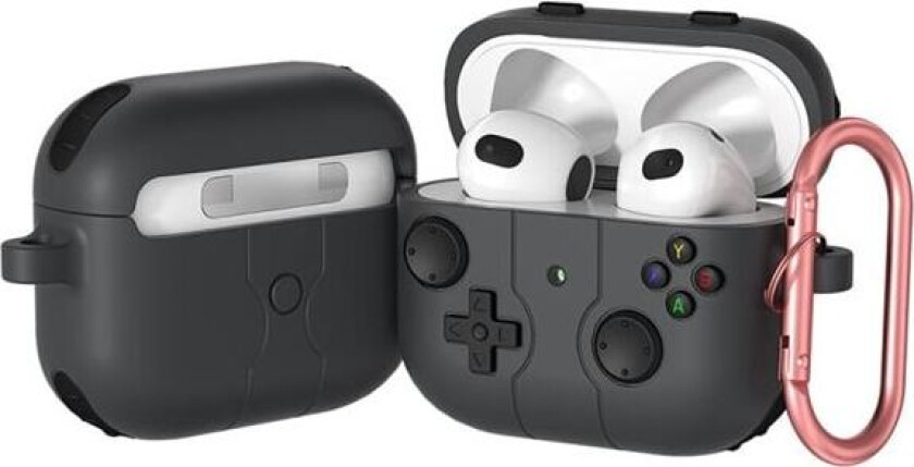 Silikondeksel i spillkontrolldesign til AirPods 3 – Grå